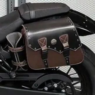 フェイクレザー製 収納機能付きツールポーチ