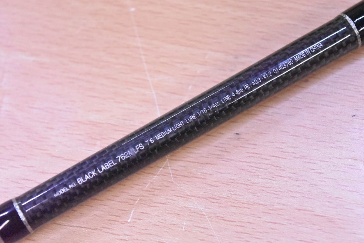 ダイワ 09 ブラックレーベル 762MLFS スピニング 2ピース バスロッド