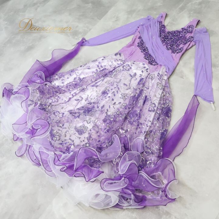 社交ダンス 衣装 スタンダード ドレス スタンダードドレス ワンピース  