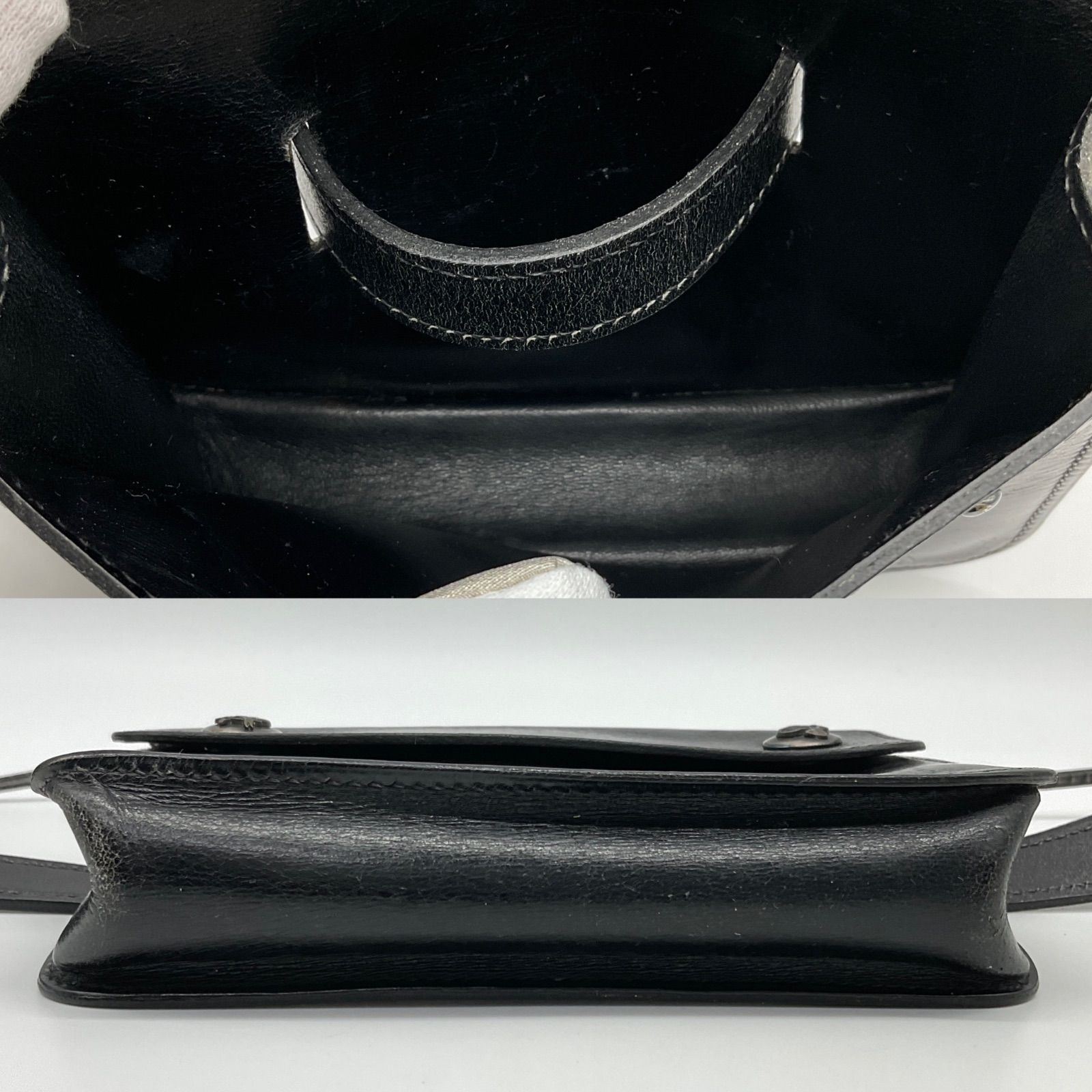 HERMES エルメス ポシェット グリーン ショルダーバッグ ウエスト