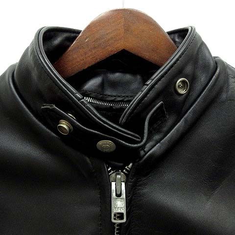 schott ショット USA製 641 ボアライナー シングル レザー