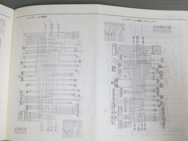 Bandit 400 バンディット リミテッド V GK75A 配線図有 スズキ