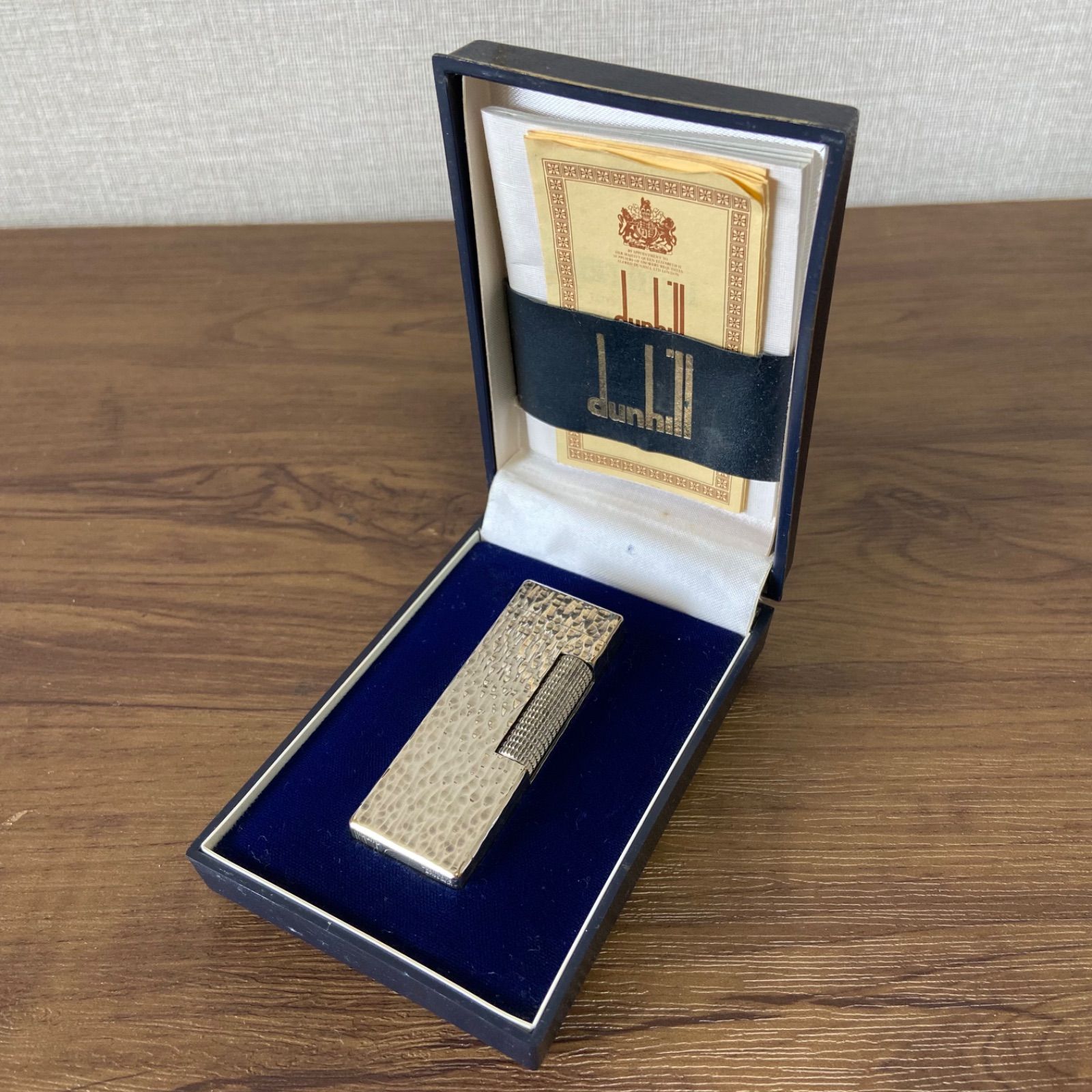 DUNHILL ダンヒル ライター シルバーカラー スイス製 火花確認済