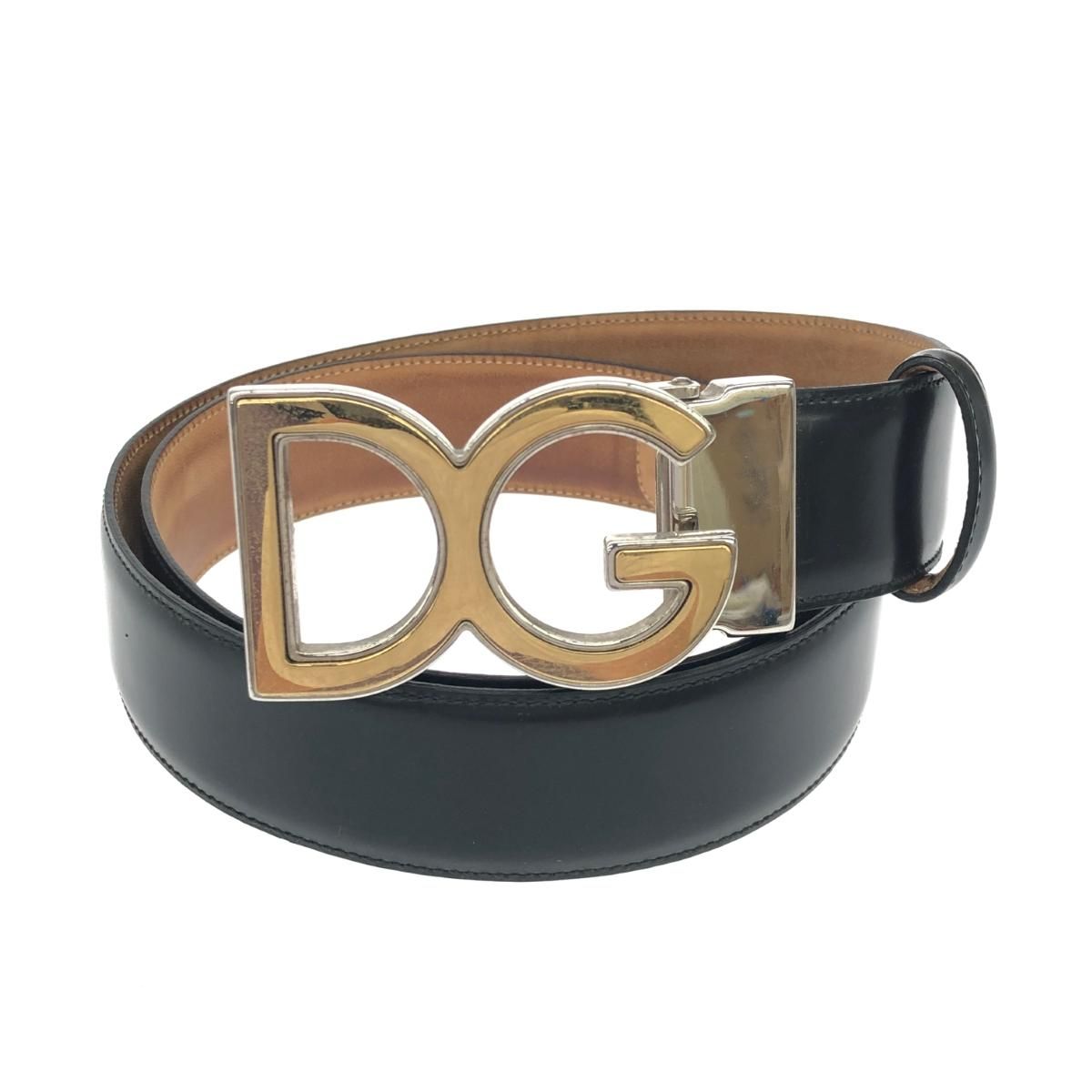 DOLCE&GABBANA ドルチェ&ガッバーナ ベルト ブラック D＆G