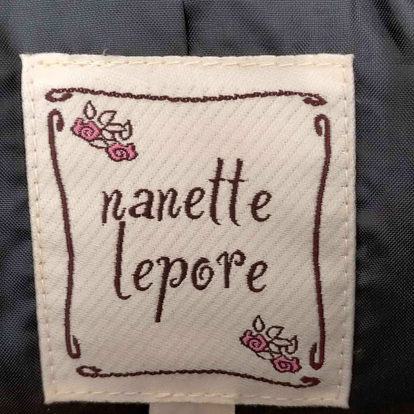 nanette leporeフリルダウンコート ナネットレポー nanette lepore フリルダウンコート レディース