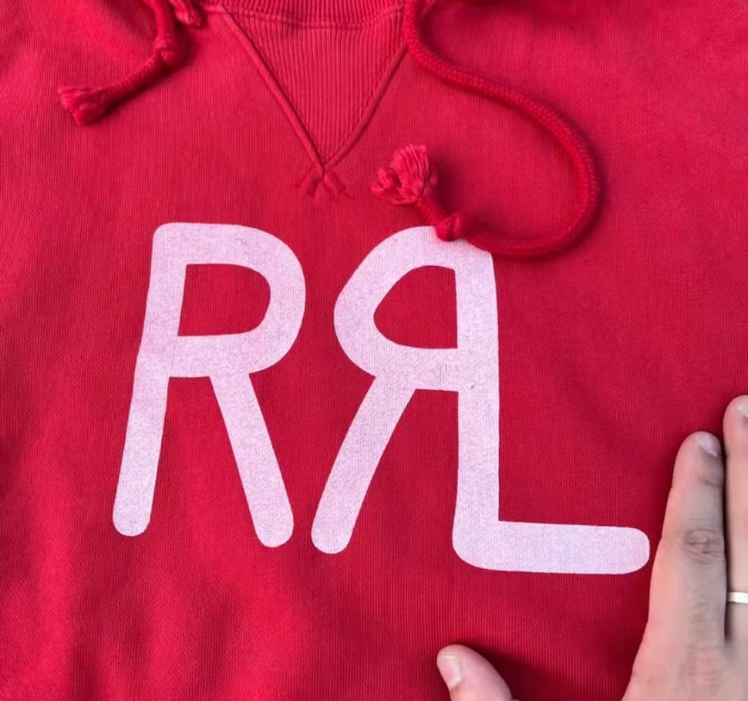 RRL ダブルアールエル 後付けフーディパーカー レッド - メルカリ