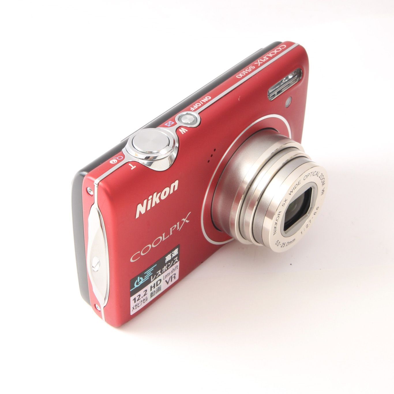 Nikon ニコン COOLPIX S5100 レッド コンパクトデジタルカメラ - メルカリ