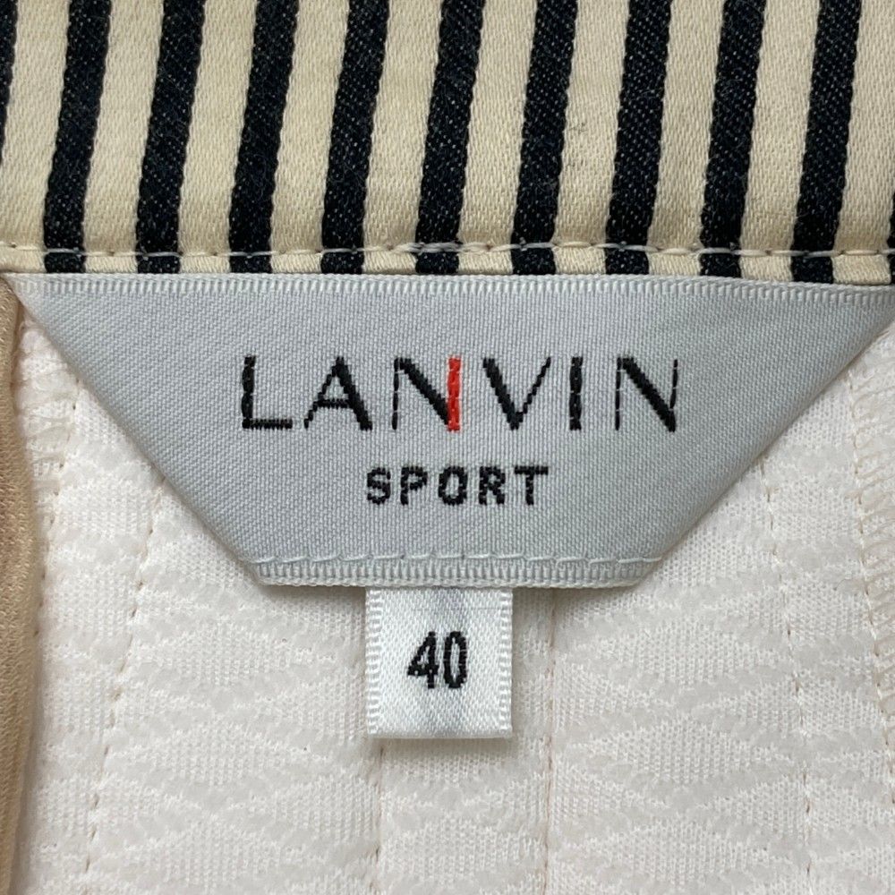 LANVIN SPORT ラインディテールスカート（総丈42cm） -デサント