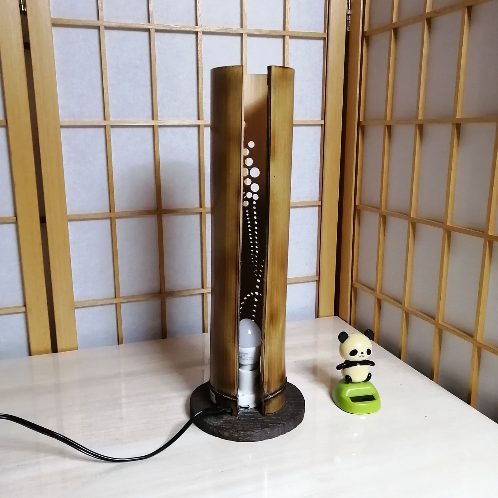 癒し灯火 　竹行灯 　No23263 癒し灯火 竹行灯 No23263