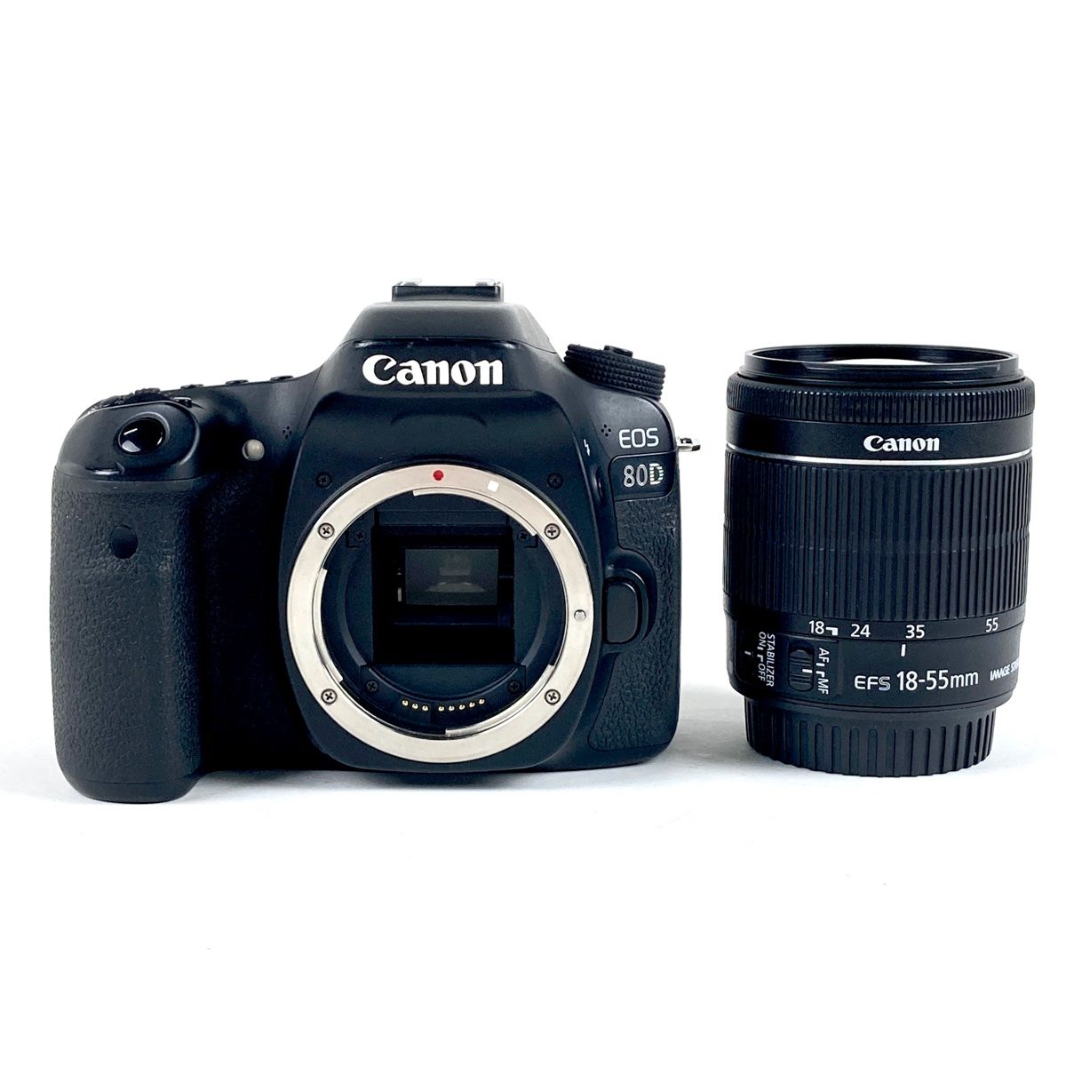 キヤノン Canon EOS 80D EF-S 18-55 IS STM レンズキット デジタル 一眼レフカメラ 【中古】