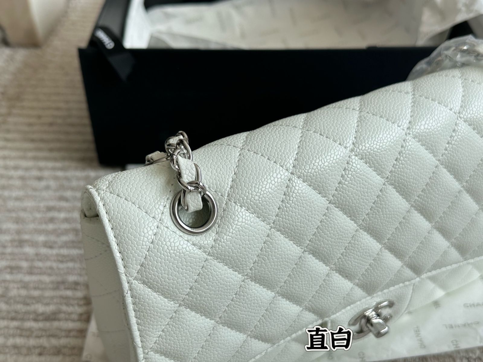 今日特価】Chanel Calfskin CF Series Quilted Bag ?エレガント