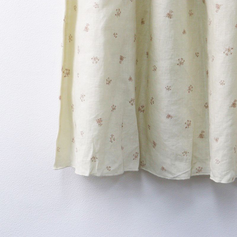ネストローブ nest robe 泥染めリネンスカート リネンギャザースカート｜nest Robe / CONFECT ONLINE SHOP