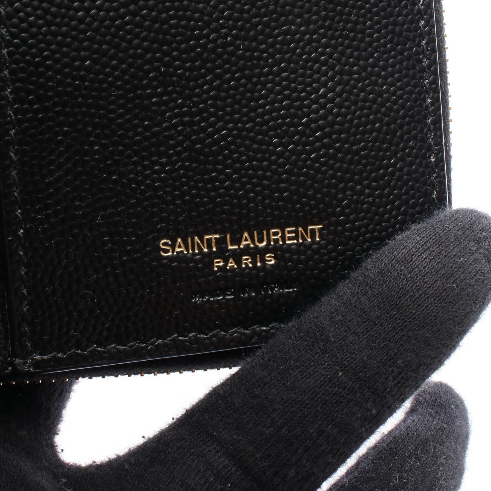サンローランパリ SAINT LAURENT PARIS 二つ折り財布 モノグラム  