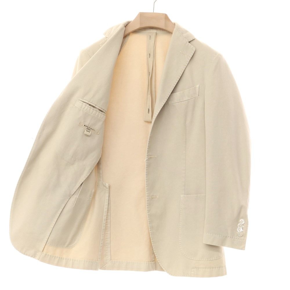 【中古】ボリオリ BOGLIOLI COAT コットンツイル 3B カジュアルジャケット ベージュ【サイズ44】【メンズ】-3