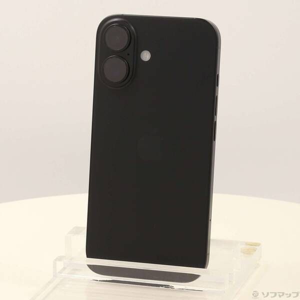 格安 〔中古品〕 iPhone16 128GB ブラック MYDQ3J／A SIMフリー【198】 スマートフォン本体