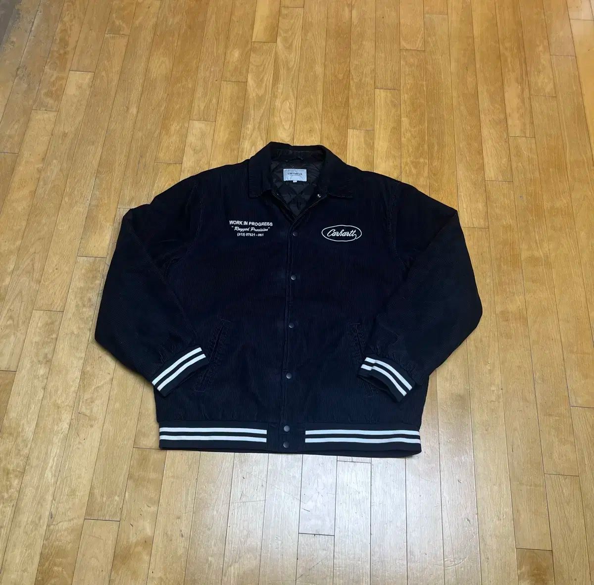 XL Carhartt(カーハート) wip 頑丈 コーデュロイ ジャケット ネイビー