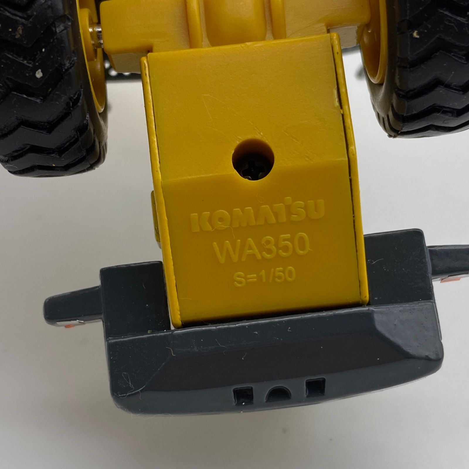 希少非売品【コマツ】ホイールローダー WA350 1/50スケールモデル