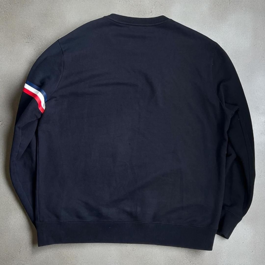 【美品】MONCLER スウェット　ネイビー 定価11万円！！☆新品未使用タグ付き品☆MONCLER Tricolor