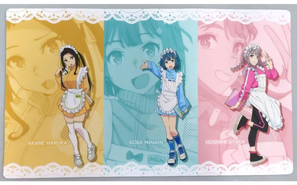 中古】デスクマット 全員集合 デスクマット 「DMMスクラッチ! TVアニメ