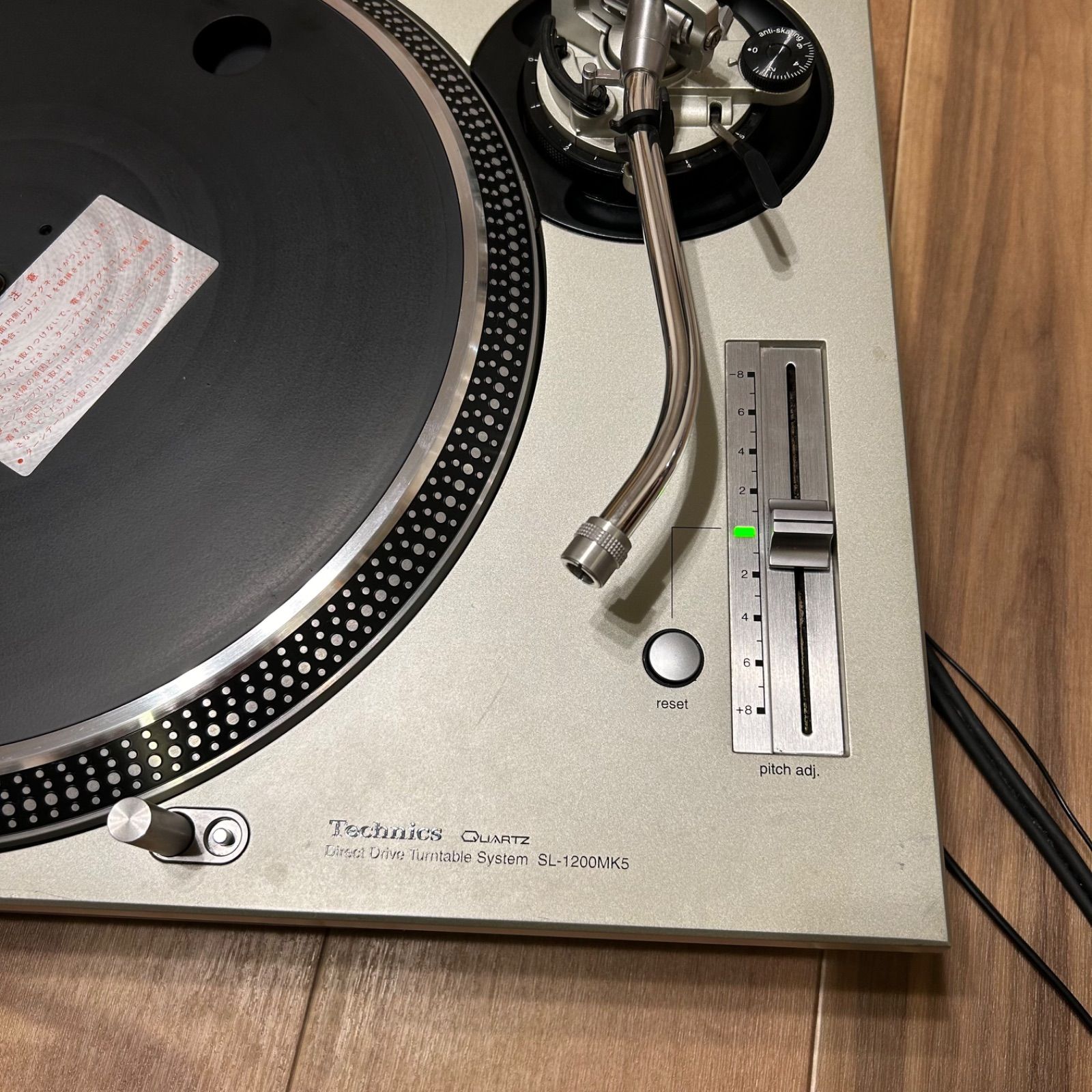 《美品》Technics SL1200 mk5 シルバー　動作確認・メンテナンス済み①