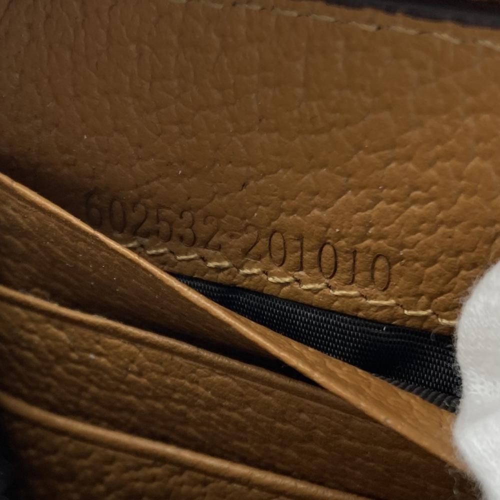 中古】GUCCI×Disney GGスプリーム ミッキーマウスジップアラウンド 
