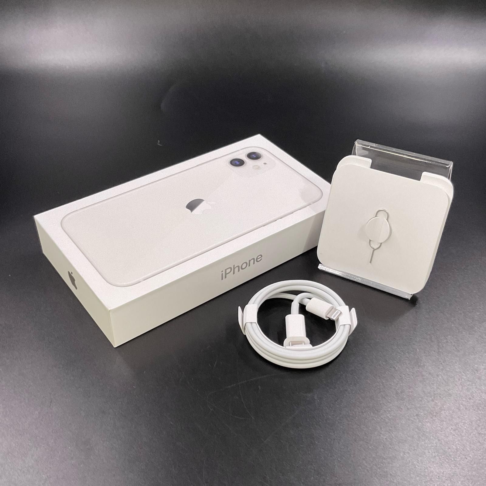 iPhone 11 64GB ホワイト SIMフリー 白ロム 動作確認済 77