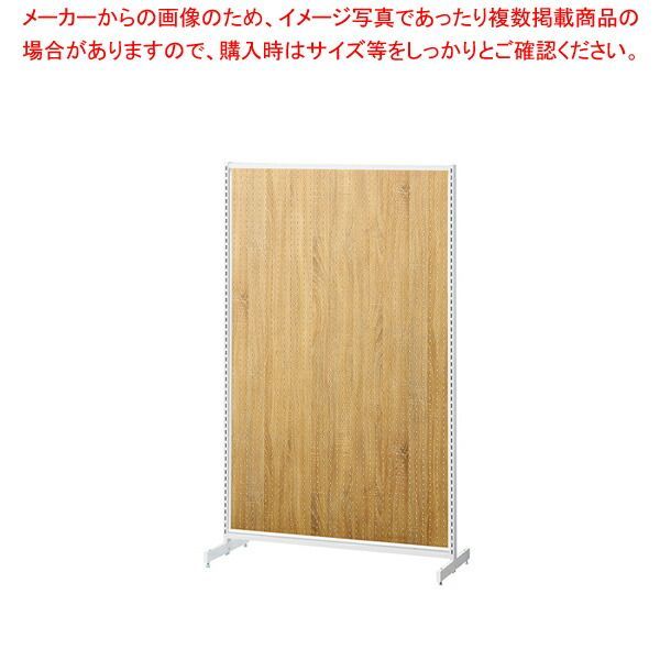 SF中央両面スリムタイプ W90×H150cm ホワイト 選べる8タイプ ラスティック柄有孔パネル付き 61-751-23-8