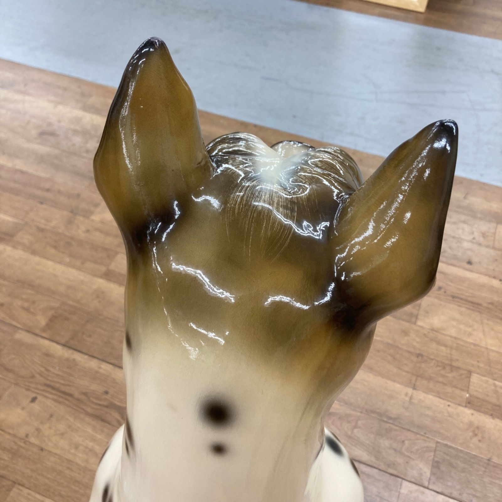 S156 ⭐ 犬の陶器 置物 インテリア 犬雑貨 USED S156 ⭐ 犬の陶器 置物 インテリア 犬雑貨 USED 【公式通販】