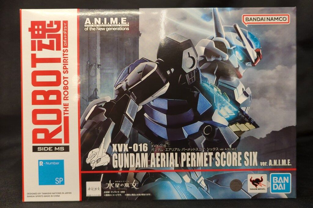 BANDAI - 【中古】バンダイ ROBOT魂 XVX-016 ガンダム・エアリアル パーメットスコア・シックス Ver. A.N.I.M.E. 機動戦士ガンダム 水星の魔女[10][240010482281] ROBOT魂 ＜SIDE MS＞ XVX-016 ガンダム・エアリアル パーメット