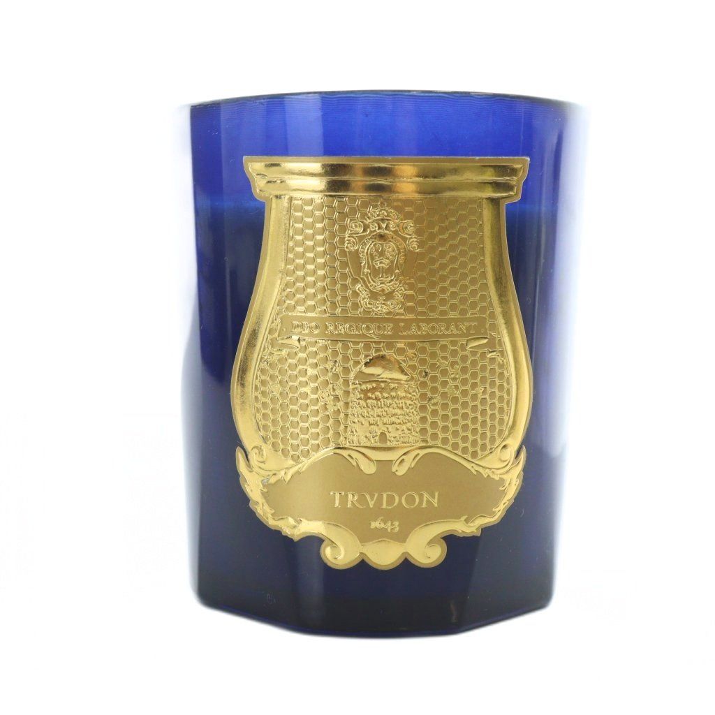 ショーメ CHAUMET TRVDON アロマキャンドル インテリア フレグランス ロゴ 白 ホワイト 青 ブルー GY04 MQ