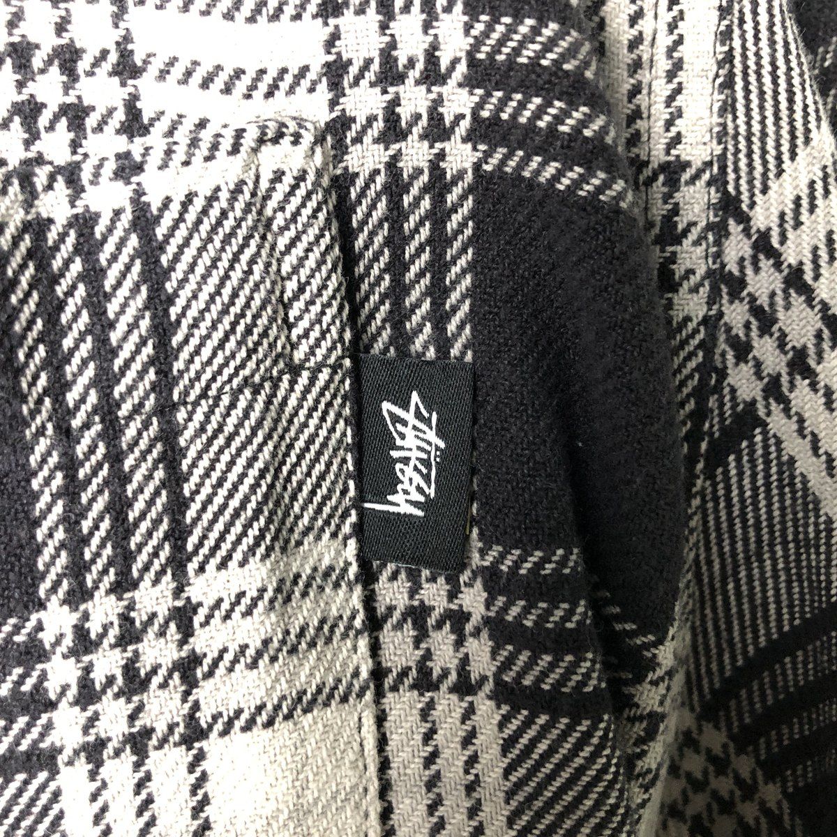 古着 ステューシー STUSSY オンブレチェック 長袖 フランネルチェック