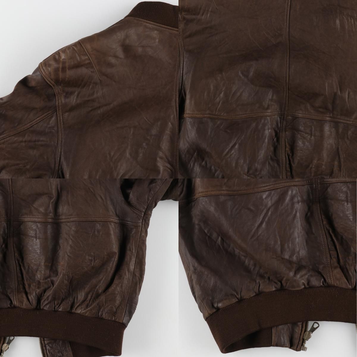 古着 MCNEAL レザーブルゾン メンズXL相当/evb005437 - メルカリ 