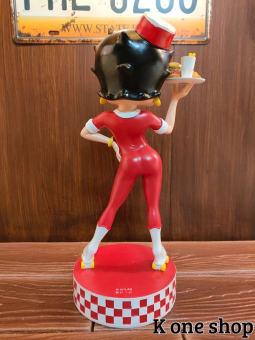 大きめ【ベティブープ ダイナーフィギュア】H30.5cm Betty Boop