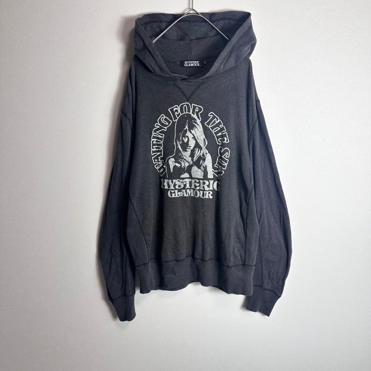 グレー パーカー フード付き ヒステリックグラマー M HYSTERIC GLAMOUR