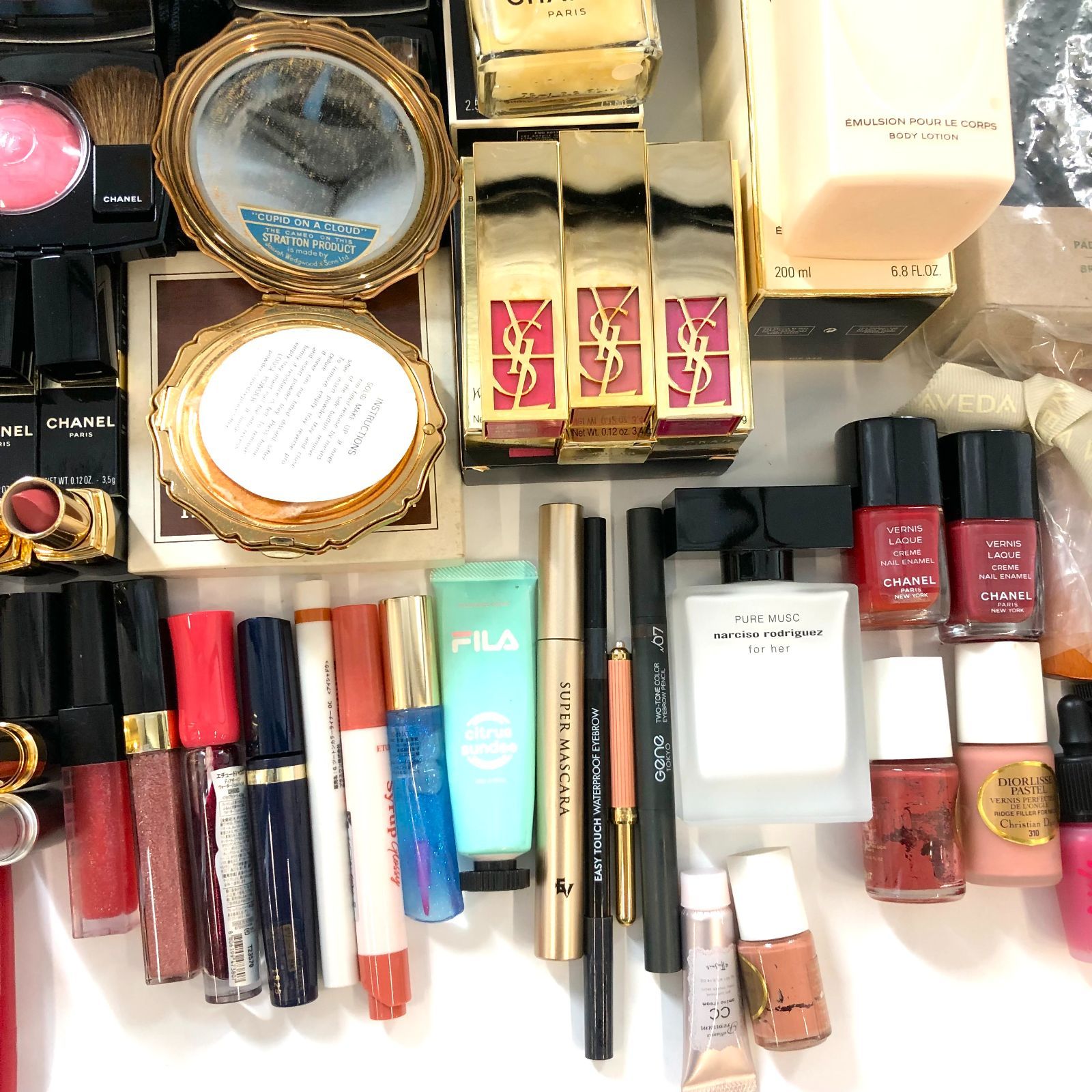 シャネル ディオール イブサンローラン等 コスメ 大量まとめ 80点以上