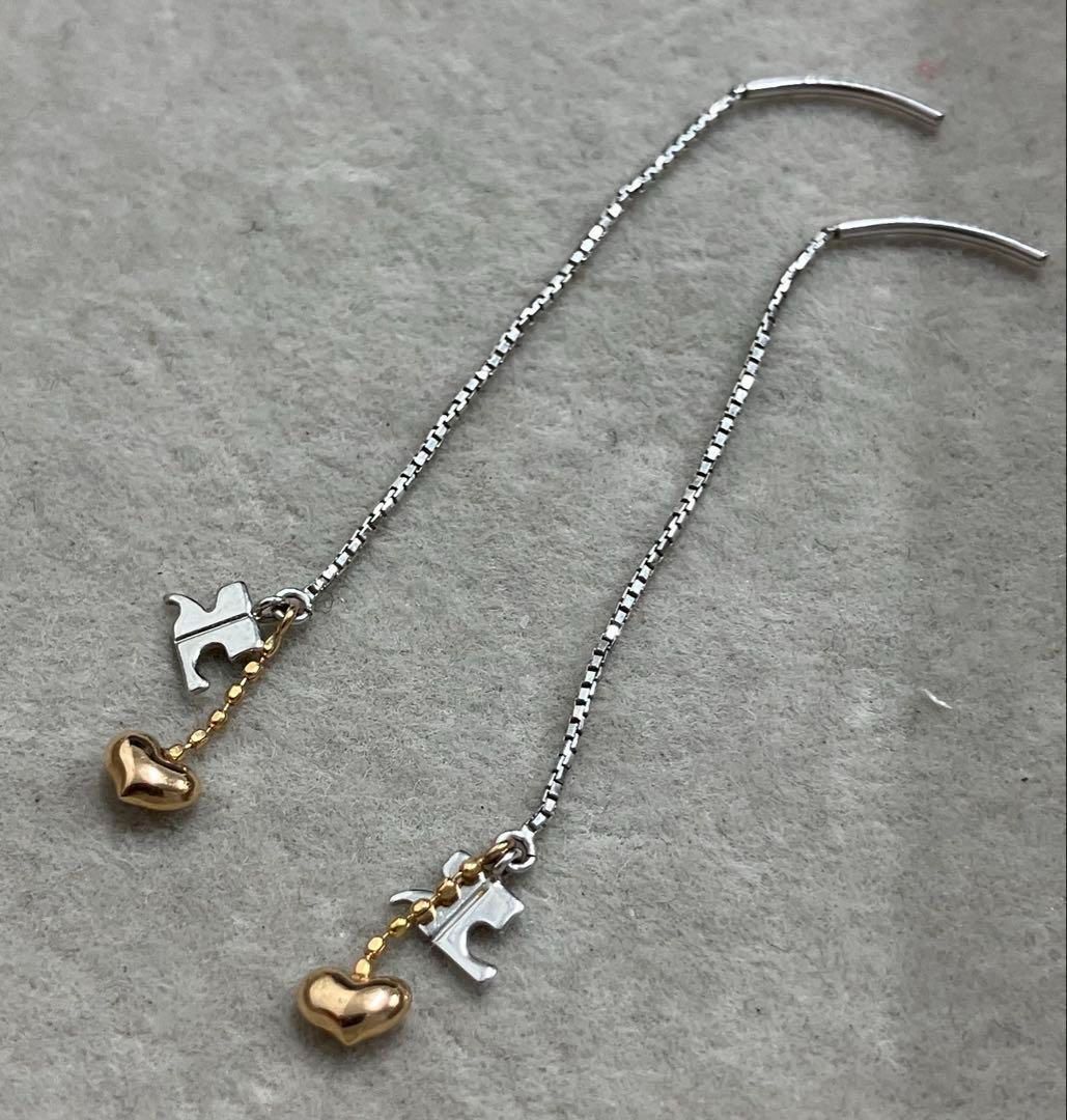 値下げ！K18 クレージュ　ピアスK18WG アクセサリー　レディース 金 K18 クレージュ ピアスK18WG アクセサリー レディース 金 - メルカリ