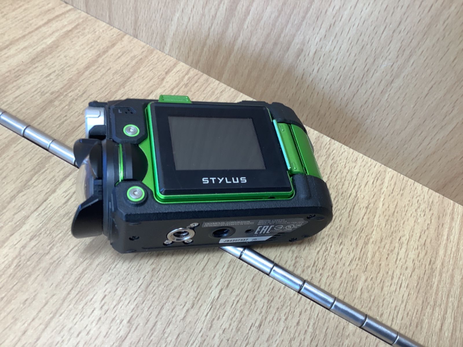 G1384【ジャンク扱】オリンパス OLYMPUS STYLUS TG-TRACKER グリーン