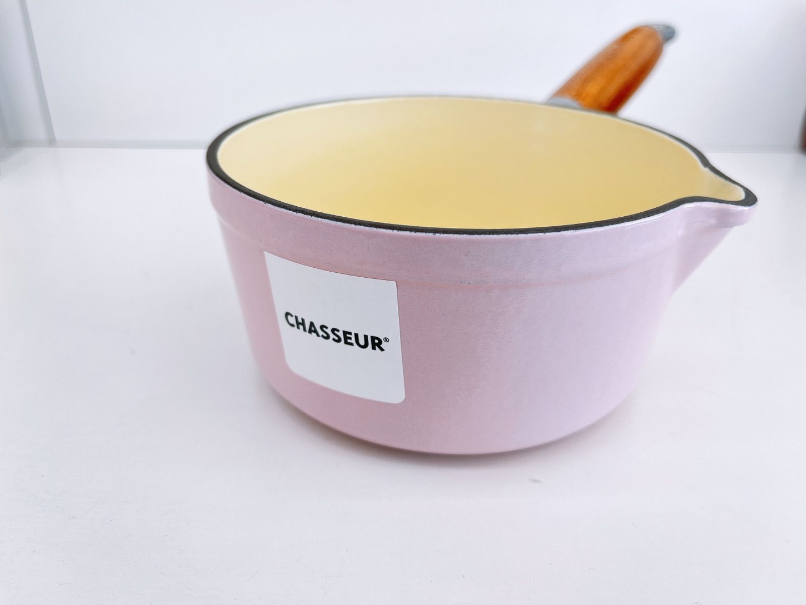 新品未使用品 SHASSEUR シャスール ミルクパン14cm ピンク - 調理器具