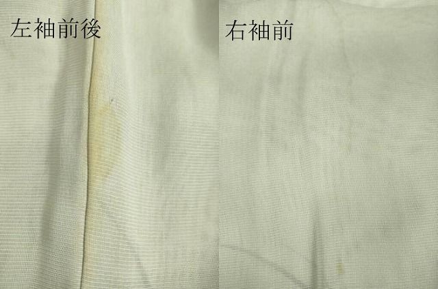 平和屋着物▽訪問着 無双 紗袷 紗×紗 蔦の葉文 正絹 逸品 DAAS0597az