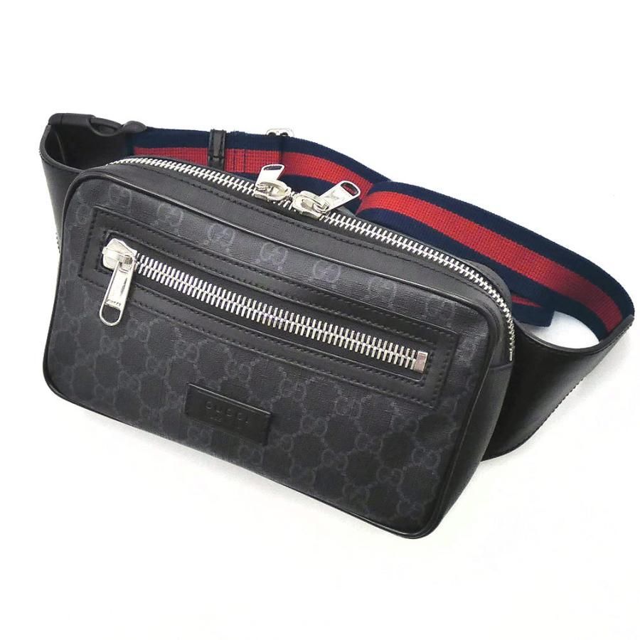 美品 グッチ バッグ GUCCI ソフト GGスプリーム シェリーライン ベルト  