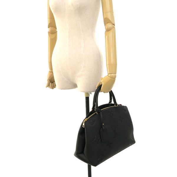 LOUIS VUITTON グランバレMM 2WAY ハンドバッグ モノグラム アンプラント ノワール M45811