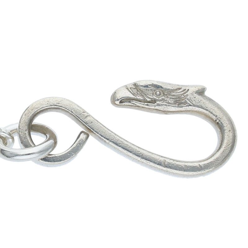 先金特大フェザー ネックレス イーグルフック・ホイール＆角細チェーン