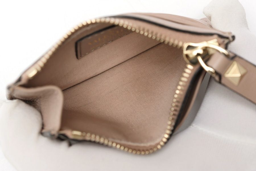 ヴァレンティノ / VALENTINO スタッズ コイン カードホルダー / カード  