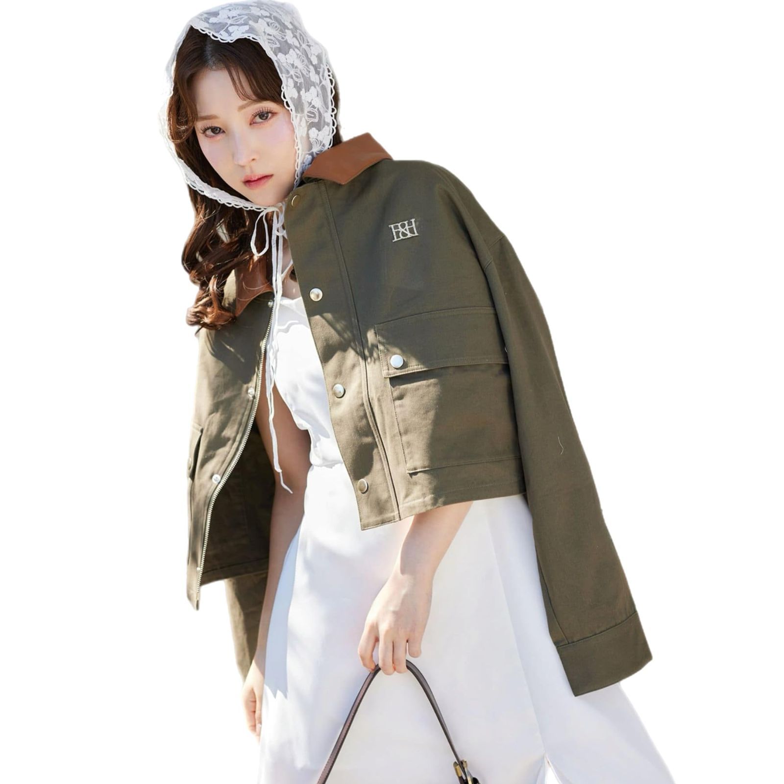 Size Free Size_Color カーキ ワンアフターアナザー ナイスクラップ バーン ジャケット 0151070120 レディース カーキ