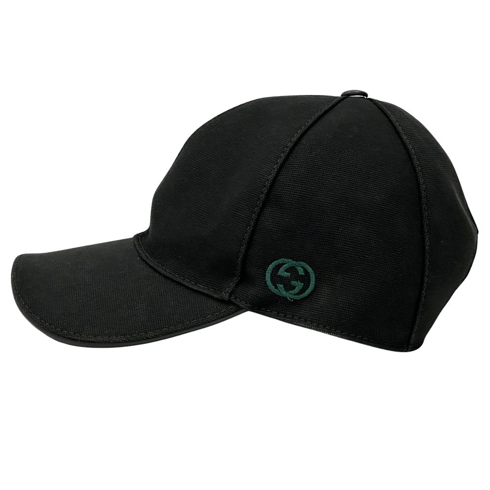 グッチ GUCCI キャップ レディース メンズ ブランド シェリー ニューブリット キャンバス ブラック グリーン レッド 08 338 M シンプル GGロゴ