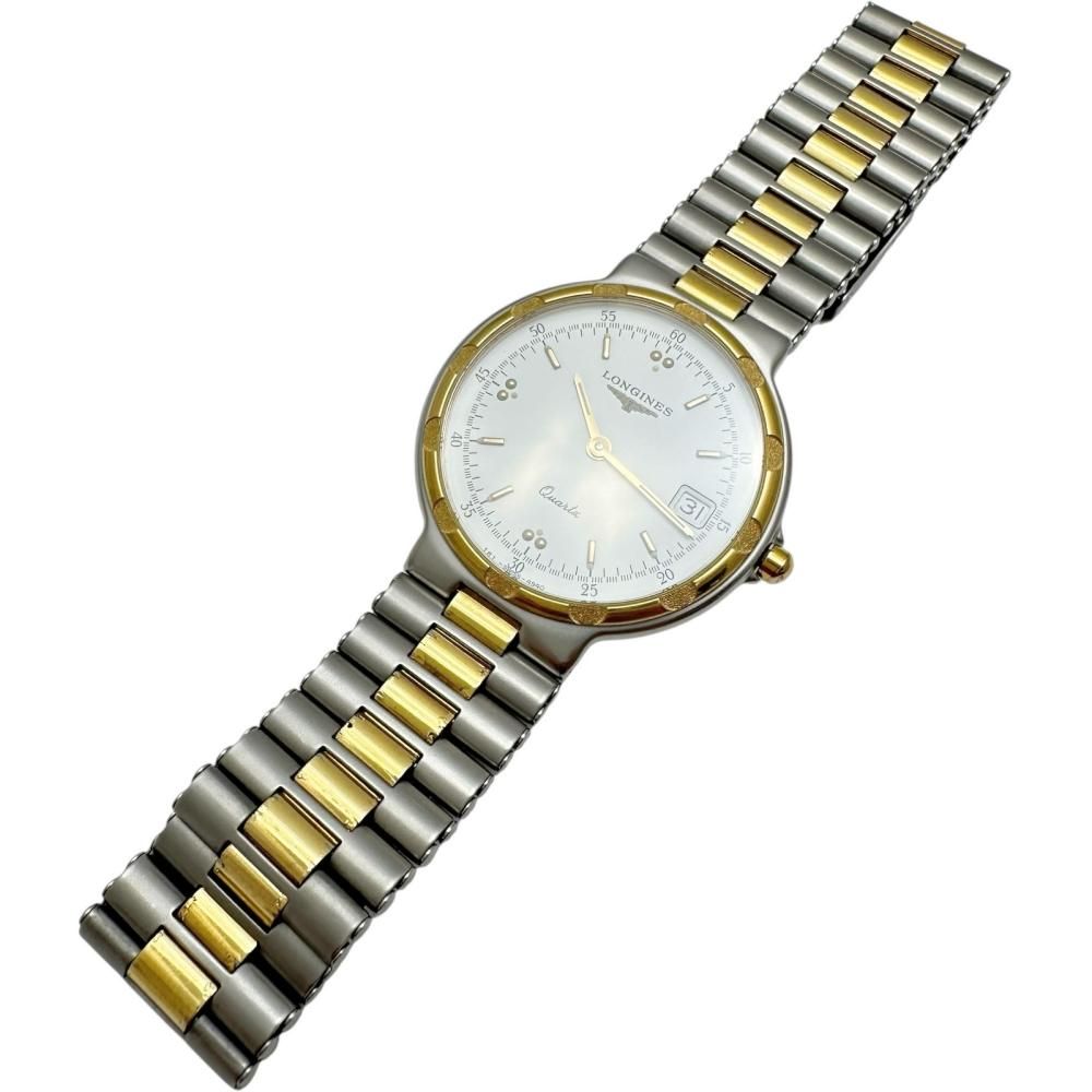 LONGINES メンズ2針クォーツ 腕時計 ゴールド稼働 ロンジン 腕時計 スクエア 18K クオーツ ゴールド メンズ LONGINES