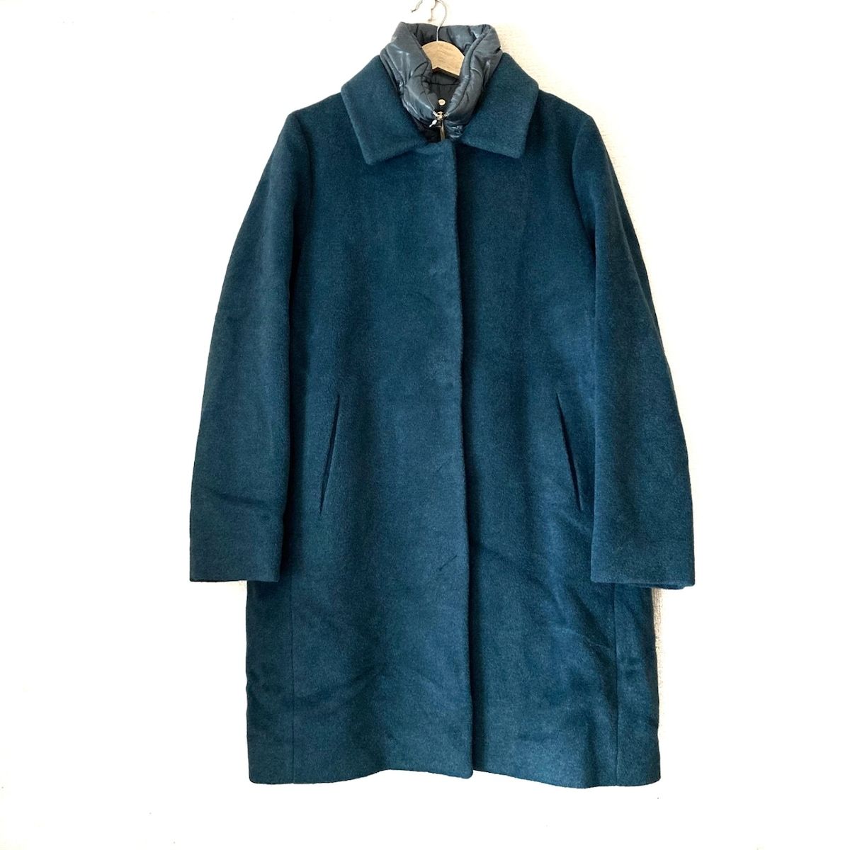 HERNO(ヘルノ) コート サイズ50 XL レディース - ネイビー 長袖/冬 