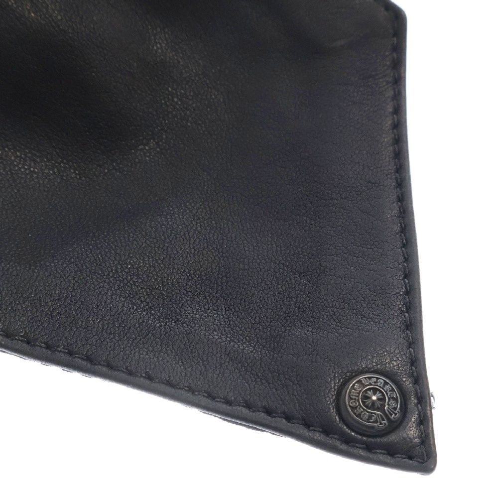CHROME HEARTS (クロムハーツ) クロスパッチレザーバンダナ巻き