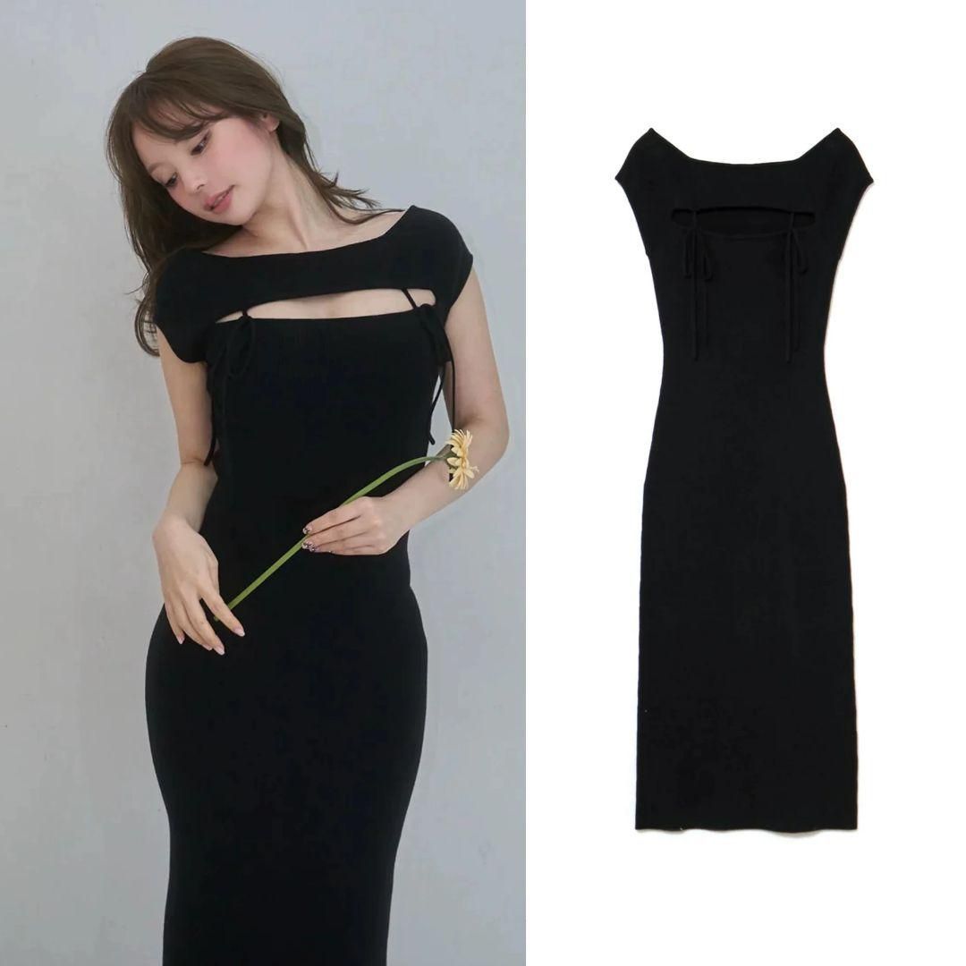 ANDMARY Bebe ribon knit dress