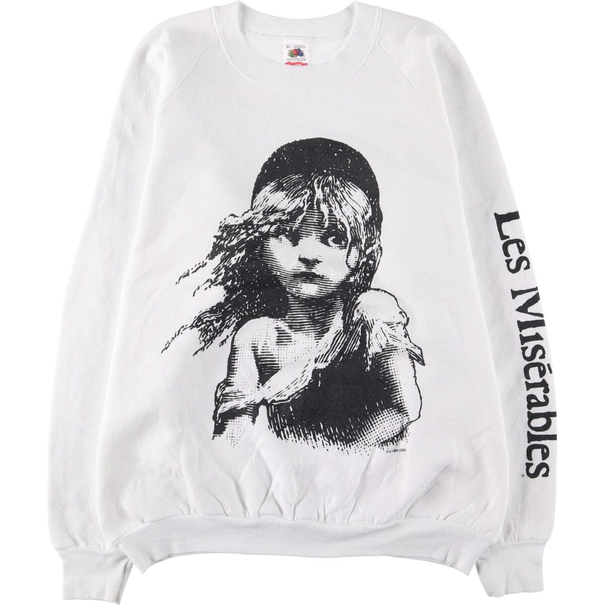 古着 90年代 フルーツオブザルーム FRUIT OF THE LOOM Les Miserables